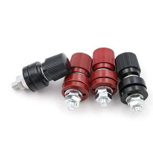 Terminales de Tornillo de 6 mm M6 para Fuente de Alimentación, <span class=keywords><strong>Poste</strong></span> de Conexión (Rojo + Negro) - Product Image 5