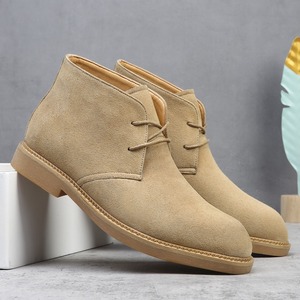 Stivali <span class=keywords><strong>Chelsea</strong></span> da Uomo Grandi in Camoscio, a Punta, Semplici ed Eleganti, Traspiranti, Adatti per Giovani, Stile Business, Stivaletti Corti, Modello per Coppie - Product Image 1