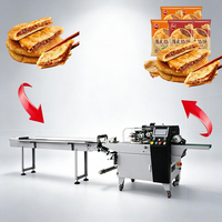 Machine d'emballage horizontale pour l'emballage de tourtes au bœuf
