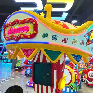 เครื่องเล่นม้าหมุนสำหรับเด็กในสวนสนุก ใช้เหรียญ  ตู้เกมส์  โรงงานผลิตอุปกรณ์เกมส์ - Product Image 4