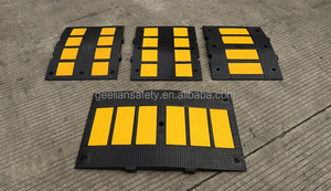 विभिन्न बाहरी आर्थिक पुनर्नवीनीकरण सड़क सुरक्षा उत्पाद रबर गति बम्प - Product Image 2