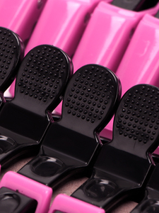 Deux couleurs assorties salon de <span class=keywords><strong>coiffure</strong></span> en plastique pince à cheveux alligator <span class=keywords><strong>coiffure</strong></span> pinces colorées outils de teinture de salon - Product Image 5