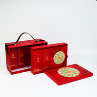 Boîte cadeau haut de gamme personnalisée avec logo en relief, commande en gros, produits de boulangerie artisanaux, boîte en papier de qualité alimentaire pour boutique de cadeaux de luxe