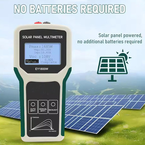 Multímetro Solar EY1800W 20-120V 0-60A, Probador Automático/Manual Inteligente con Pantalla LCD, Portátil para Sistemas Fotovoltaicos EY1800W, Medidor de Voltaje Solar - Product Image 1