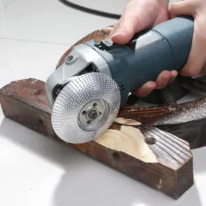 Kualitas Tinggi Kayu Grinding Roda Putar Piringan Amplas Kayu Ukiran Alat Abrasive Disc Alat untuk Angle Grinder 4Inch Bore