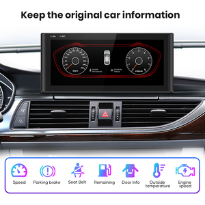Junsun không dây Carplay Android Auto Car đài phát thanh cho Audi A6 A6L A7 2012 2013 2014 2015 2016 2017 2018 2019 đa phương tiện GPS 2DIN - Product Image 4