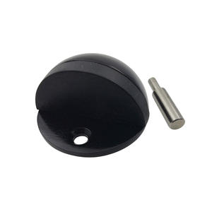<span class=keywords><strong>Butée</strong></span> <span class=keywords><strong>de</strong></span> <span class=keywords><strong>porte</strong></span> en caoutchouc <span class=keywords><strong>demi</strong></span>-<span class=keywords><strong>lune</strong></span> en acier inoxydable noir, butées <span class=keywords><strong>de</strong></span> <span class=keywords><strong>porte</strong></span> à montage au sol - Product Image 1