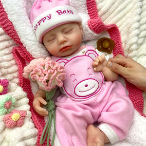 Poupée Bébé Reborn Fille en Silicone de 18 pouces, Princesse Endormie, Peinte à la Main avec Effet Rougissant, Idéale pour Anniversaire et Cadeau Personnalisé pour les Fêtes - Product Image 4