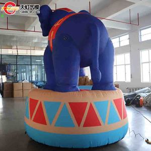 Ballon gonflable géant en forme d'éléphant de 4 m de haut avec impression numérique sur <span class=keywords><strong>tambour</strong></span> pour la décoration de scène de spectacle de cirque et la promotion - Product Image 5