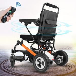 Amazon Diskon Besar Modis Kursi Roda Lipat Remote Control Dapat Dilipat Kursi Roda Listrik Ringan Warna Pilihan Buka dan Lipat Otomatis - Product Image 3