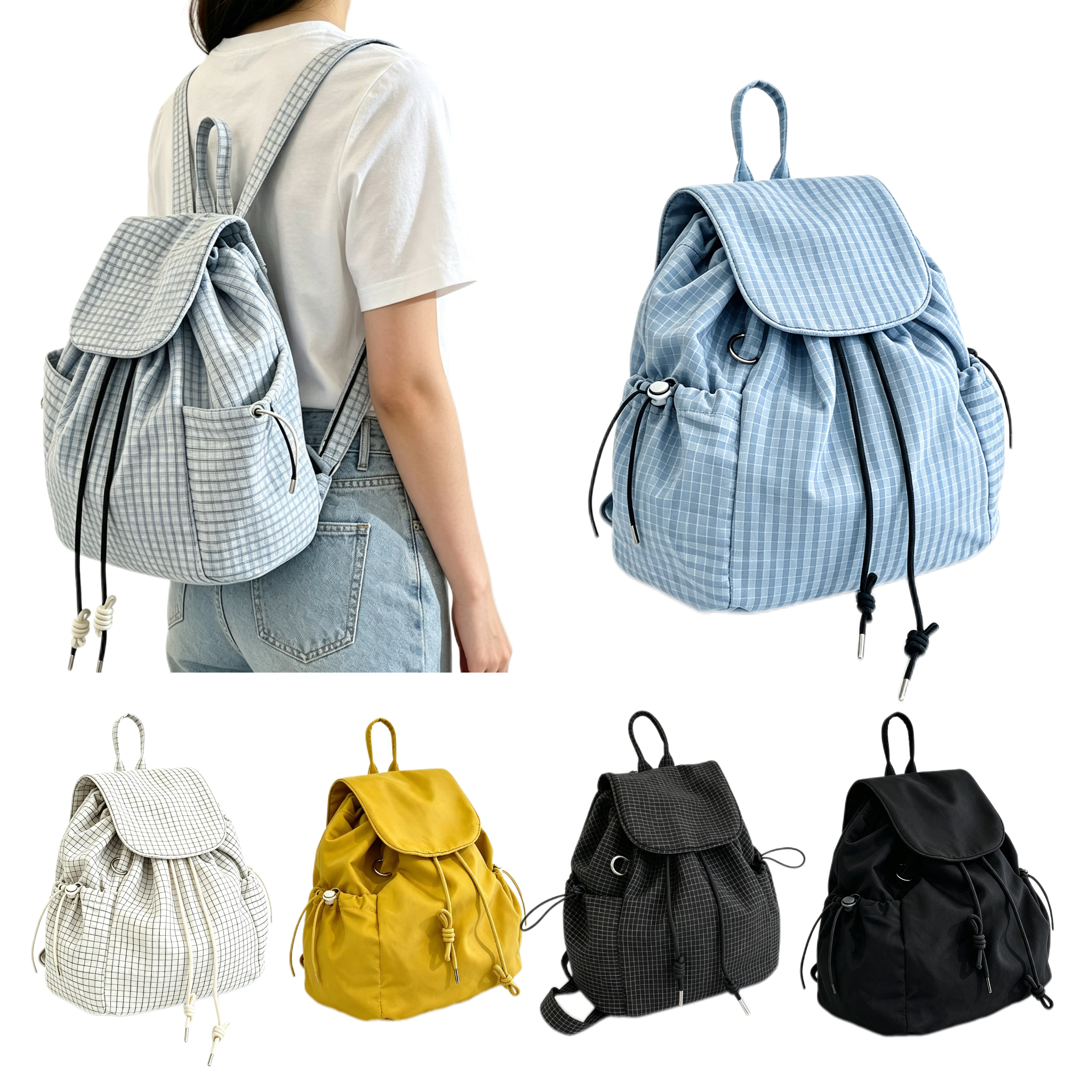 Rucksack for School Travel Outdoor Shopping Shoulder Bag