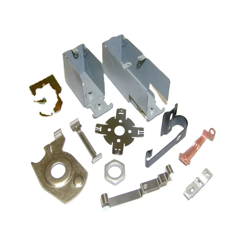 Componentes de construcción de acero inoxidable personalizados al por mayor artículos de metal estampado servicio de fabricación de piezas