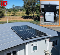 Casa Contenedor Plegable de Lujo Prefabricada de 20FT 40FT con Techo Plano, Plegable, de 2, 3 o 4 Dormitorios, con Energía Solar, para Australia