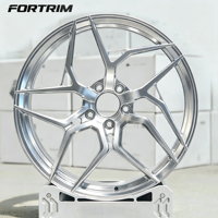 Jantes forgées concaves personnalisées à rayons étoilés, 18-24 pouces, en alliage poli 6061-T6, pour améliorations de voitures de luxe sur le marché secondaire