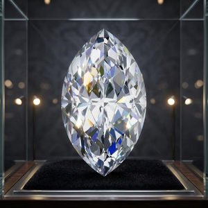 Diamant de laboratoire certifié Premium CVD, taille portugaise, forme marquise, pour joaillerie fine - Product Image 2