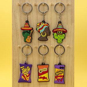 Llavero <span class=keywords><strong>de</strong></span> goma 2D con temática <span class=keywords><strong>de</strong></span> aperitivos mexicanos al por mayor, llavero personalizado <span class=keywords><strong>de</strong></span> Takis y <span class=keywords><strong>Cheetos</strong></span> para decoración <span class=keywords><strong>de</strong></span> bolsos - Product Image 3