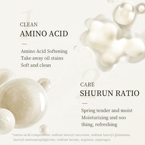 OEM Oveja Placenta Refrescante Hidratante Lavado DE CARA Ilumina el tono de la piel Limpieza profunda Poros Limpiador espumoso suave - Product Image 3