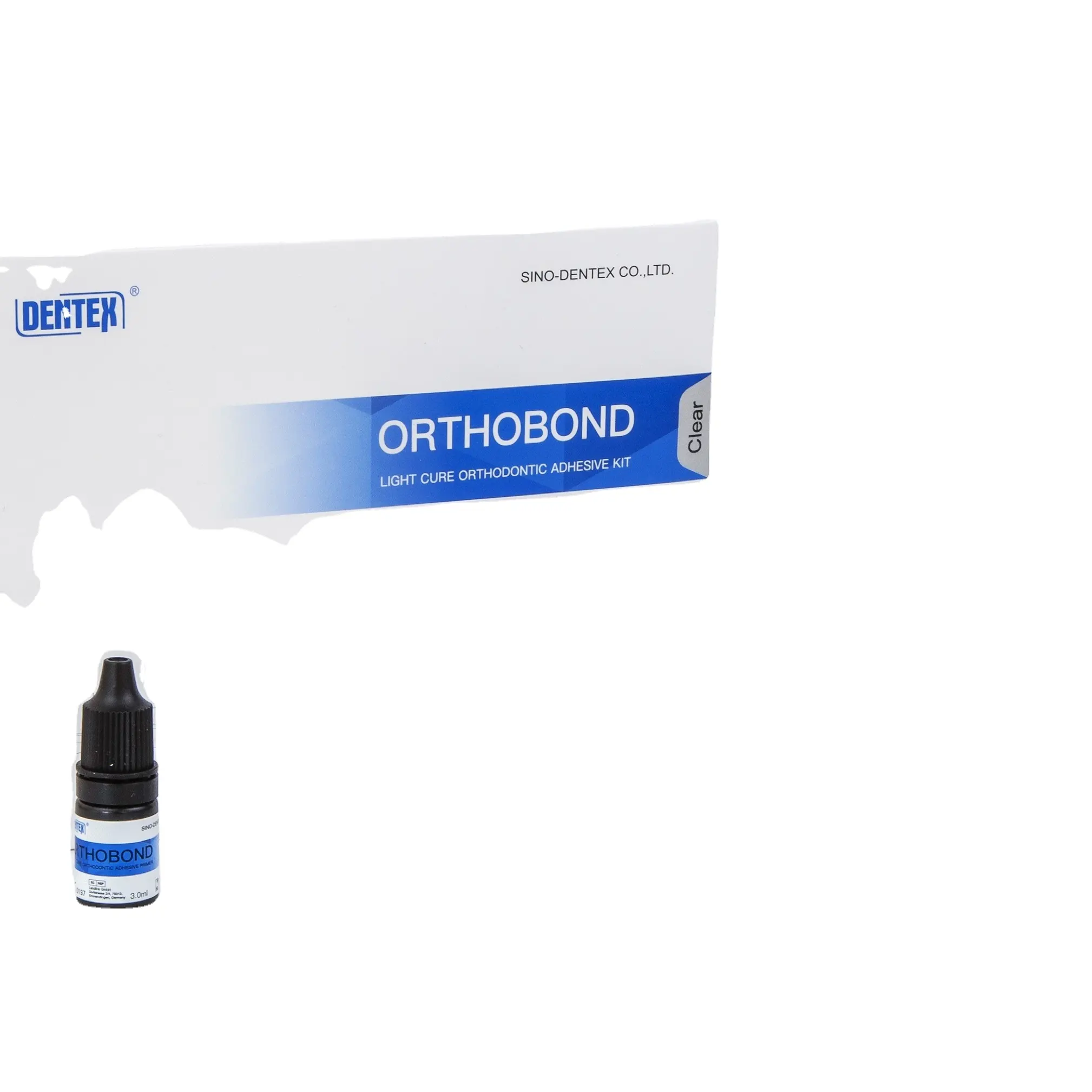 Nano-híbrido Dentex Orthobond luz cura ortodoncia adhesivo kit de Restauración directa material dental