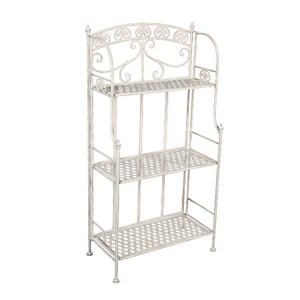 Etagère à fleurs en métal 3 niveaux support plantes extérieur balcon <span class=keywords><strong>terrasse</strong></span> jardin - Product Image 1