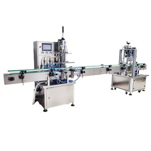 Línea de Máquinas de Llenado y Tapado Automáticas para Miel, Perfume en Aerosol, Bebidas Embotelladas, Pegamento, Salsas, Champú, Aceites, Jabón, Crema y Fluidos - Product Image 1