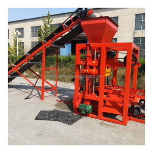 Mesin Pembuat <span class=keywords><strong>Paving</strong></span> Block Beton Semi Otomatis Qtj4-26 Mesin Pembuat Bata Interlocking Efisiensi Tinggi Bersertifikasi CE - Product Image 2