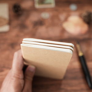 AIGUONIU Traveller's <span class=keywords><strong>Notebook</strong></span> Nachfüllung 100g Holz freies Papier gefüttert <span class=keywords><strong>BLANK</strong></span> Seiten 14x9cm 40 Blatt für Journal ing - Product Image 3