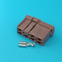 Connecteur de câblage automobile étanche IP66 15A à 7 broches mâle-femelle en laiton, référence 6098-0214