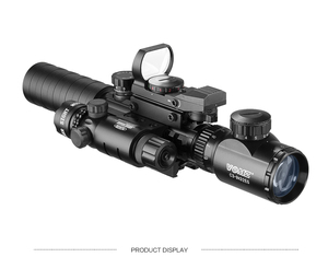 4-trong-1 phạm vi 3-9x32 Combo chức năng Rangefinder phạm vi chiến thuật Red Green Dot reticles Sight - Product Image 3