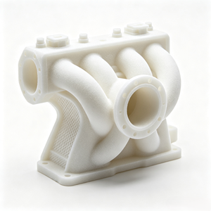 Servicio de Impresión 3D SLS, Prototipado Rápido, Material de Nylon PA, Piezas Funcionales de Plástico Personalizadas, Modelo de Colector de Admisión para Automóvil - Product Image 2