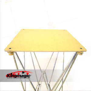 Magic <b>card</b> box, high-end close-up <b>table</b> mat, folding round performance <b>table</b>, transparent spider <b>table</b>, King Magic props - Product Image 1