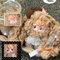 Authentique Yomi Fluffy Bunny Paradise Mignonne Poupée en Peluche de Dessin Animé, Petit Pendentif de Sac, Ornement, Figurine de Collection en Boîte Mystère, Jouet Cadeau