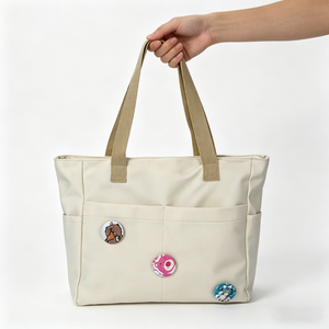 Nuevo Bolso de Hombro de Lona Multifuncional y Moderno con Asa de Mano y Cierre de Cremallera - Product Image 3
