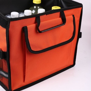Foldable Trunk Organizer Oxford Fabric 4-7 Compartments Car Storage Box For Vehicle Cargo Space Organization - Product Image 4