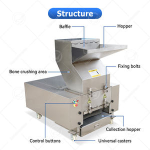 Máquina Trituradora de Huesos y Carne de Animales OCEAN, Molinillo de Huesos de Vaca, Pulverizador de Huesos de Pollo para Alimento de Perros - Product Image 2