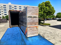 Papan Kayu Sunhouse Bevel Model Red Cedar Tahan Api Anti Lembab dengan Perekat Tepi Kayu Ukuran Kustom Desain Permukaan Halus Desain Grafis