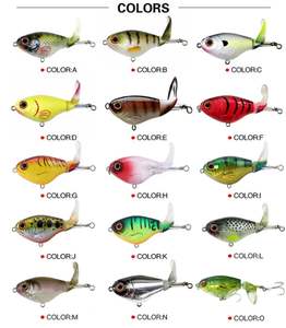 Appât flottant pour pêche au bar, brochet, poisson-chat, 75mm/17g, 15 couleurs - Product Image 4