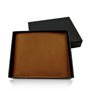 For Personalized Short Slim Leather Embossed Polyester Custom Engraved RFID Blocking Husband Son Birthday Christmas Gift - Product Image 4