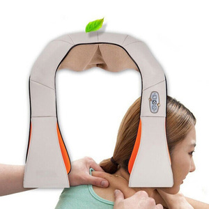 Buena calidad de Shiatsu amasar cuello hombro cuerpo masajeador cinturón con el calor de <span class=keywords><strong>la</strong></span> Oficina para el hogar Coche - Product Image 4