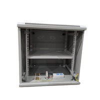 Armoire de serveur réseau murale 9U 19 pouces en acier galvanisé FTTH 5G IP TCP pour équipement de vidéosurveillance et câblage de bureau