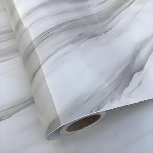 Rouleaux de papier peint en relief à grande fleur européenne 3D marron foncé Papier peint tridimensionnel de <span class=keywords><strong>luxe</strong></span> pour chambre salon salle à manger - Product Image 3