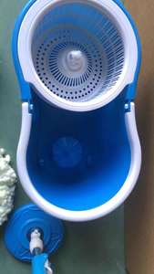 Set Secchio con Mocio Rotante a Pressione Manuale <span class=keywords><strong>per</strong></span> <span class=keywords><strong>Casa</strong></span>, Asciugatura a Centrifuga, Risparmio di Fatica, Rotazione a 360° - Product Image 4