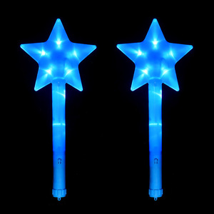 Baguettes lumineuses étoiles de fête LED s'allument <span class=keywords><strong>baguette</strong></span> <span class=keywords><strong>magique</strong></span> bâtons clignotants Super lumineux noël anniversaire Halloween Thanksgiving faveurs - Product Image 5