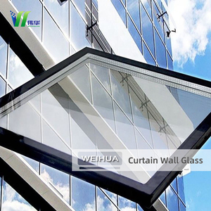 Façade en verre isolée au design moderne pour la construction de bâtiments Systèmes de murs rideaux creux en verre pour centre commercial Villa Hôpital - Product Image 3