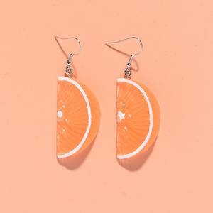 Pendientes de gancho con colgante de chocolate Take A Bite de resina creativa para mujeres y niñas, pendientes de comida de simulación - Product Image 4