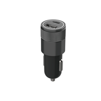 Pengisi Daya Mobil USB Type-C 5V 2.4A 32W Tahan Api OTP Kecepatan Tinggi Adaptor Universal untuk Ponsel & Mobil