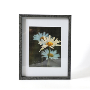 Bán Hot handmade tùy chỉnh kích thước A1,A2,A3,A4,A5,4x6,5x7,6x8,8x10,11x14,12x16,16x20 Đen MDF gỗ hình ảnh khung ảnh với matboard - Product Image 3