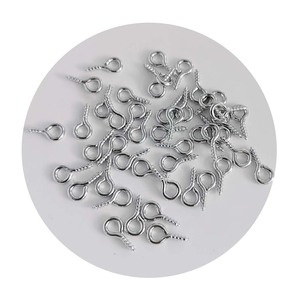 Mini alfileres pequeños y pequeños, ganchos <span class=keywords><strong>para</strong></span> ojos, <span class=keywords><strong>ojales</strong></span>, tornillos roscados, cierres de oro, ganchos, accesorios de joyería <span class=keywords><strong>para</strong></span> hacer bricolaje - Product Image 5
