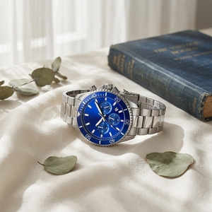 Orologio Cronografo Analogico al Quarzo da Uomo <span class=keywords><strong>SAPPHERO</strong></span>, Impermeabile 50M, Cinturino in Acrilico 42mm, Elegante e Sportivo, Regalo Classico per Uomo - Product Image 3