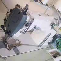 Machine à coudre industrielle informatisée pour type de lit à mât de voile, 2 aiguilles, 4 fils, haute vitesse, alimentation manuelle, usage domestique, neuve