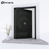 Charnière pivotante pour porte d'entrée de maison, robuste, surdimensionnée, en acier, pour entrée de villa moderne et architecturale